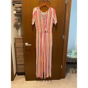 Multi Colored Stripe Jumpsuit